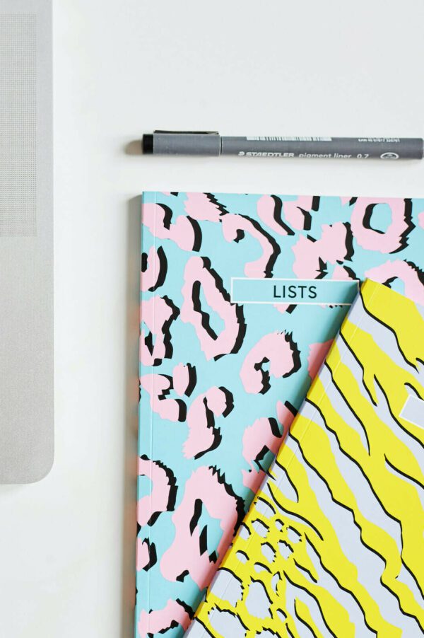 leopard print notebook