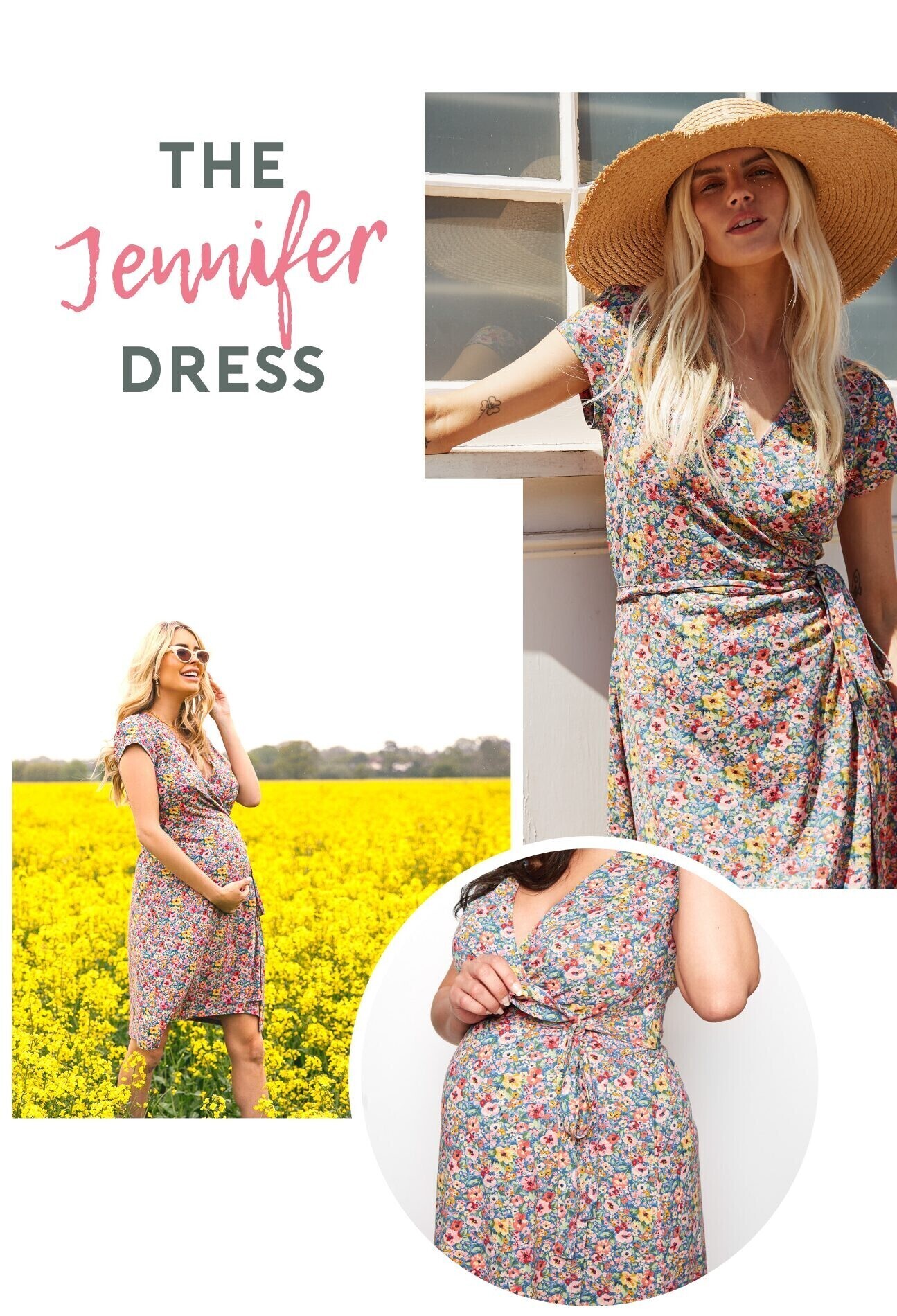 The Jennifer Dress collage