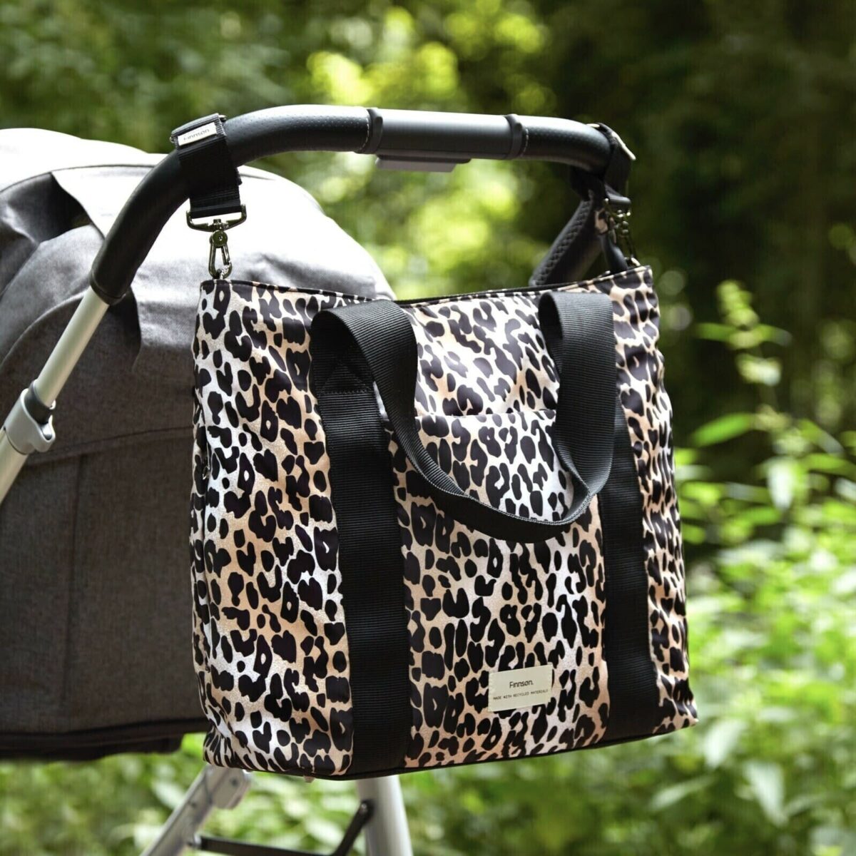 Finnson Leopard Changing Bag