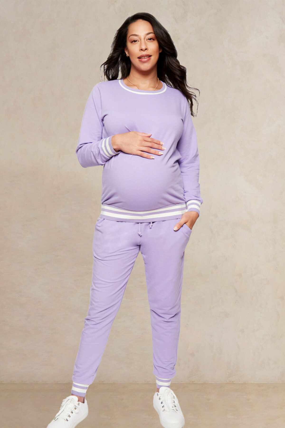Lilac maternity tracksuit