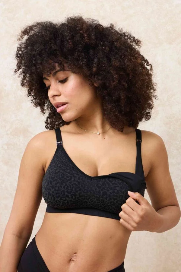 Tilbea Leopard Print Nursing Bra